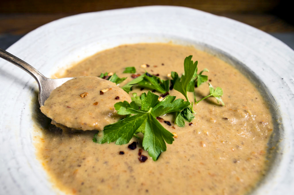 Ben's Creamy Chestnut Soup - The Two Bananas