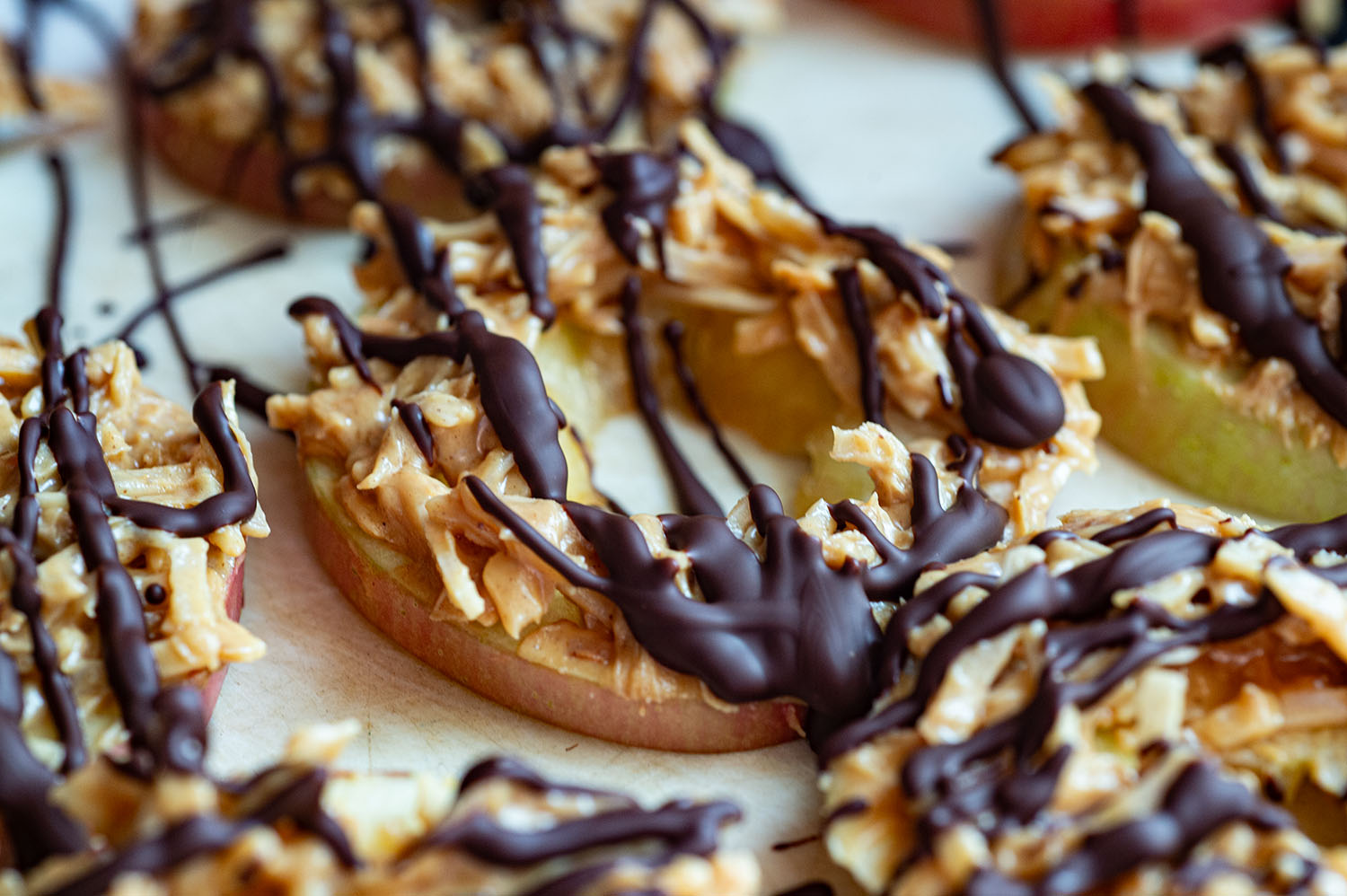 Coconut Peanut Butter Apple Slices (Samoa Apples) - The Two Bananas
